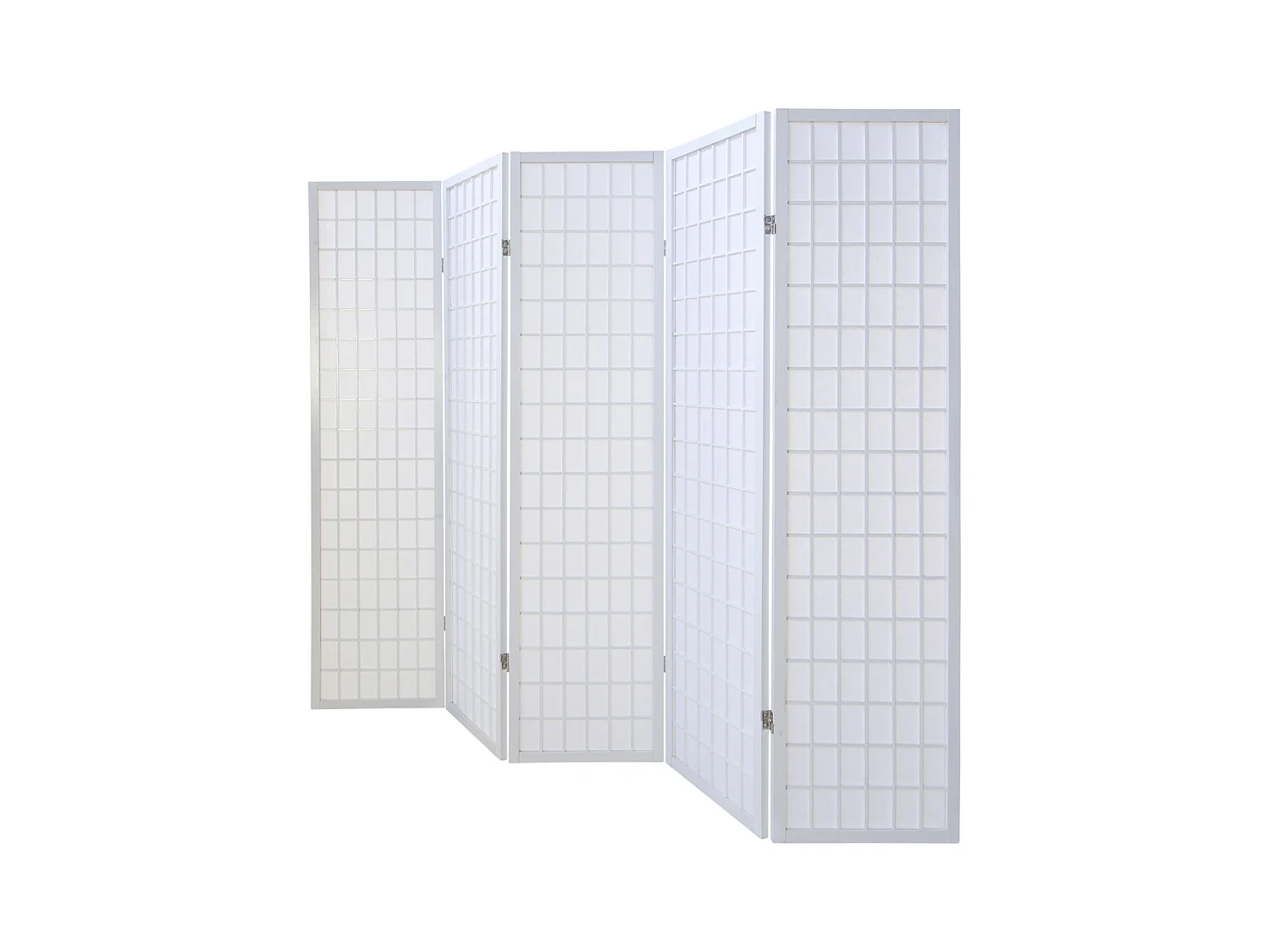 Paravent 175x220x2.2 cm blanc Shoji