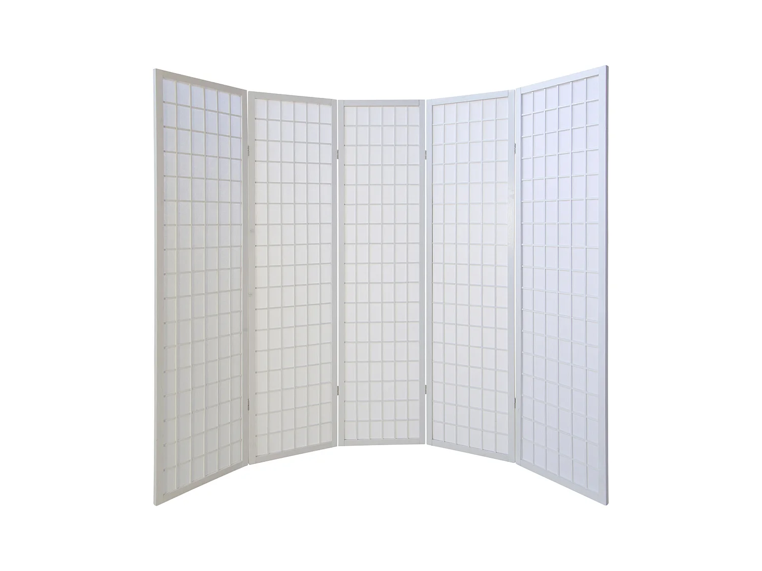 Paravent 175x220x2.2 cm blanc Shoji