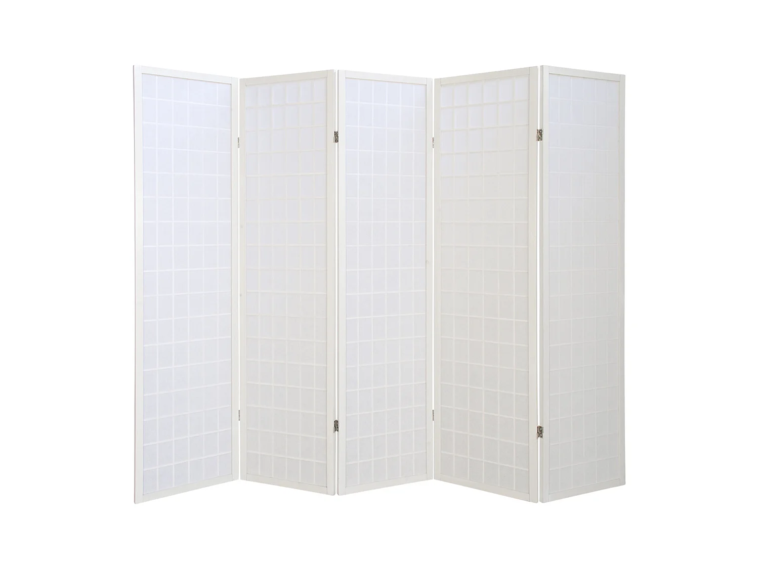 Paravent 175x220x2.2 cm blanc Shoji