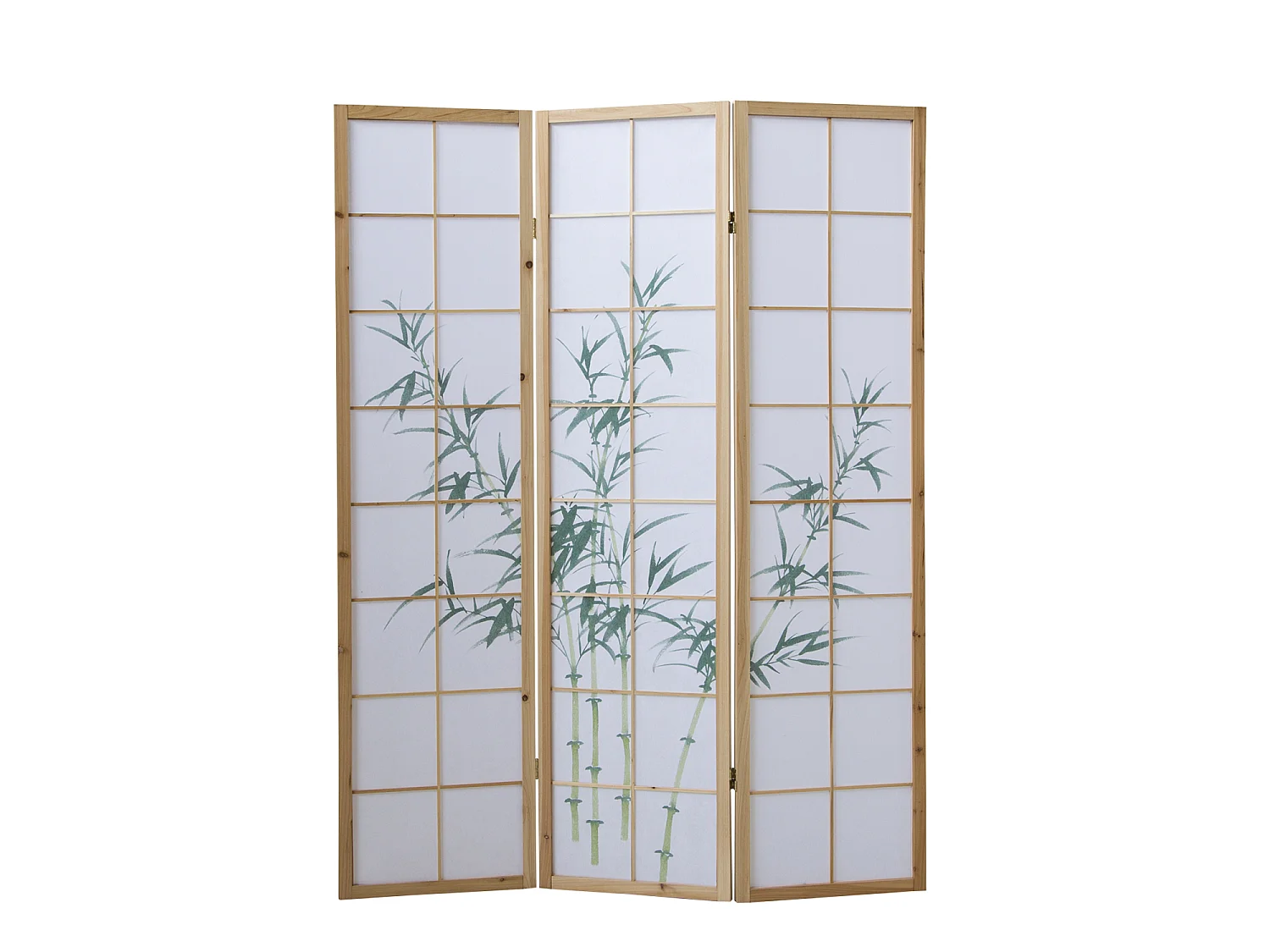 Separé 132x2x175 cm Bianco naturale Shoji