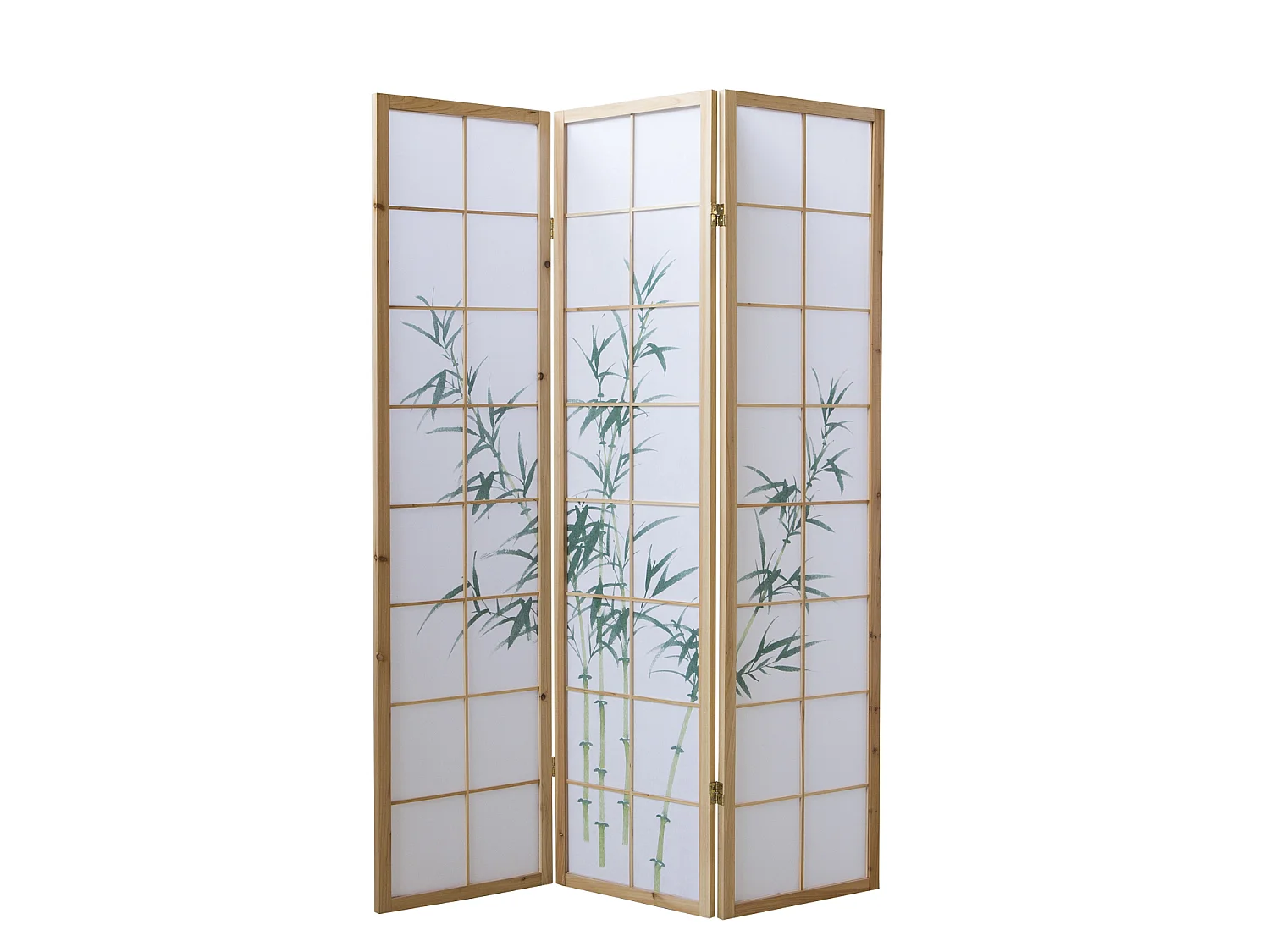 Separé 132x2x175 cm Bianco naturale Shoji