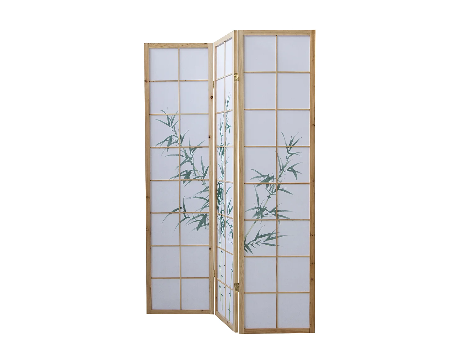 Separé 132x2x175 cm Bianco naturale Shoji