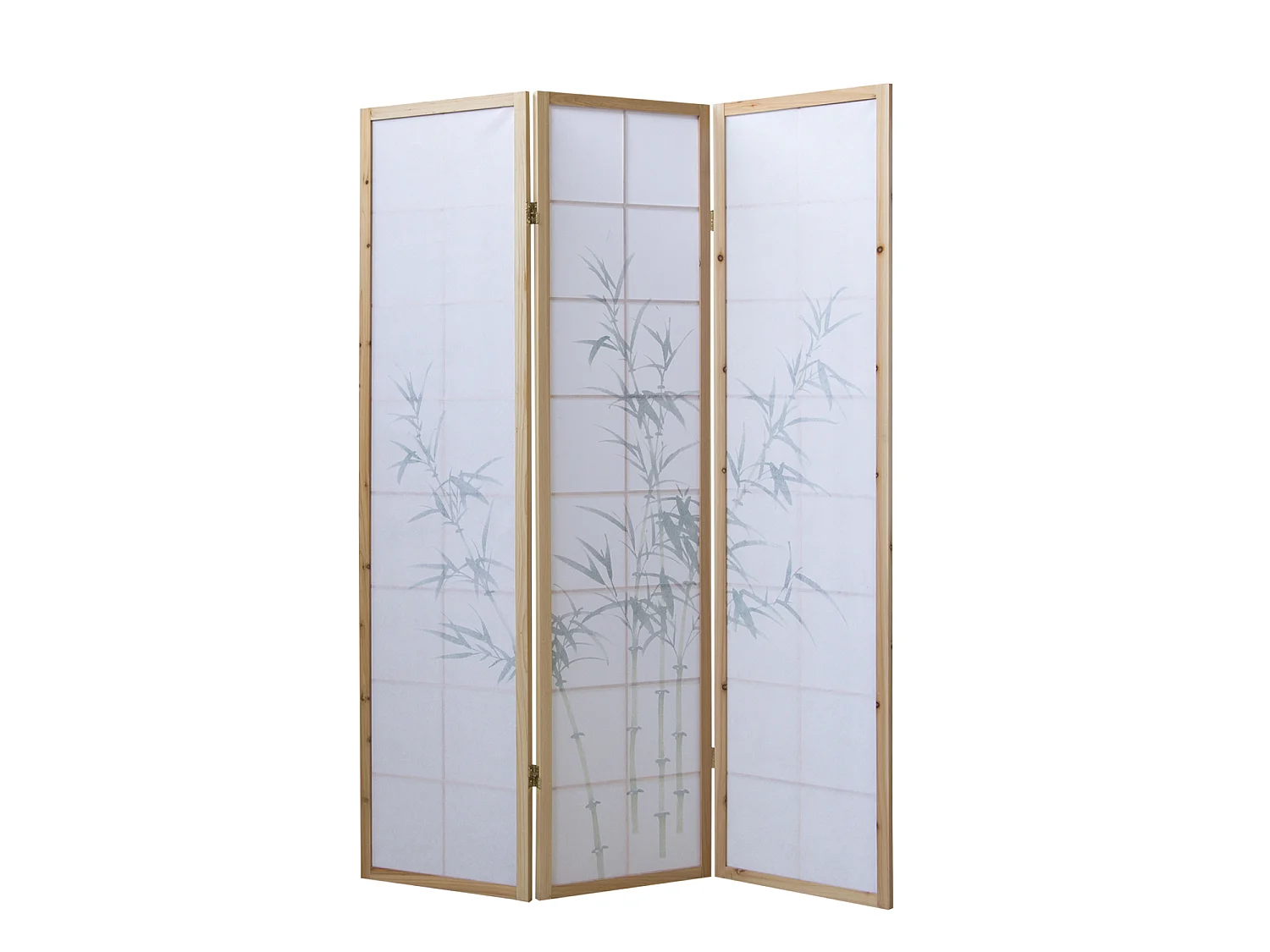 Separé 132x2x175 cm Bianco naturale Shoji
