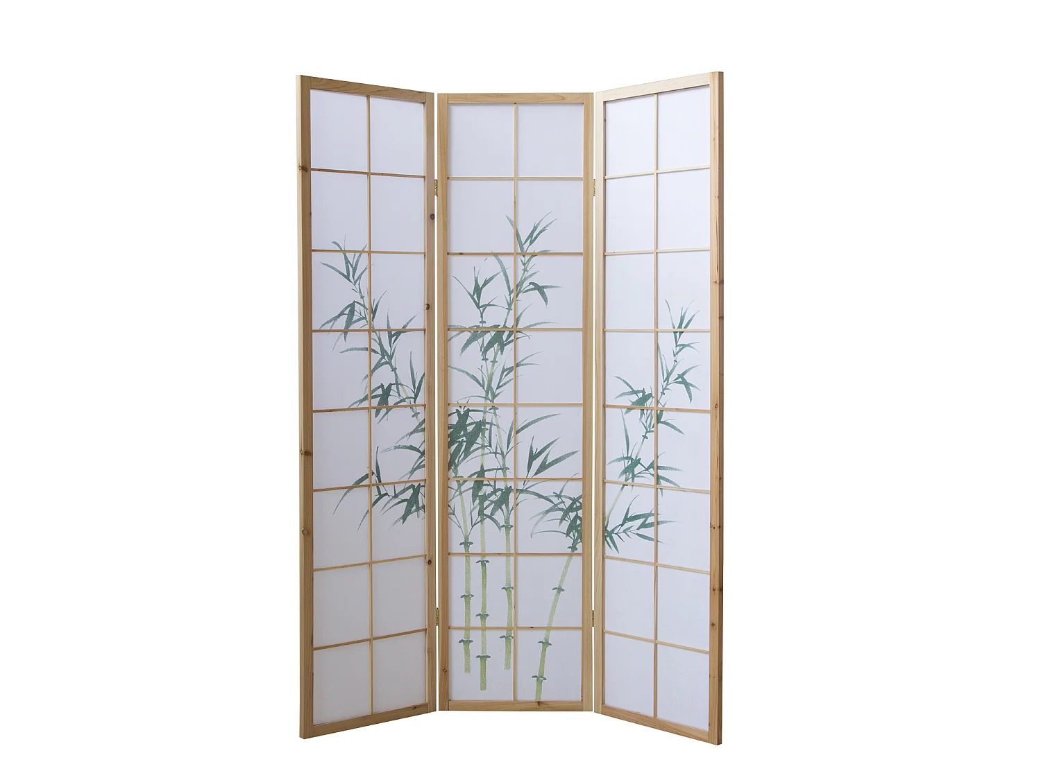 Separé 132x2x175 cm Bianco naturale Shoji
