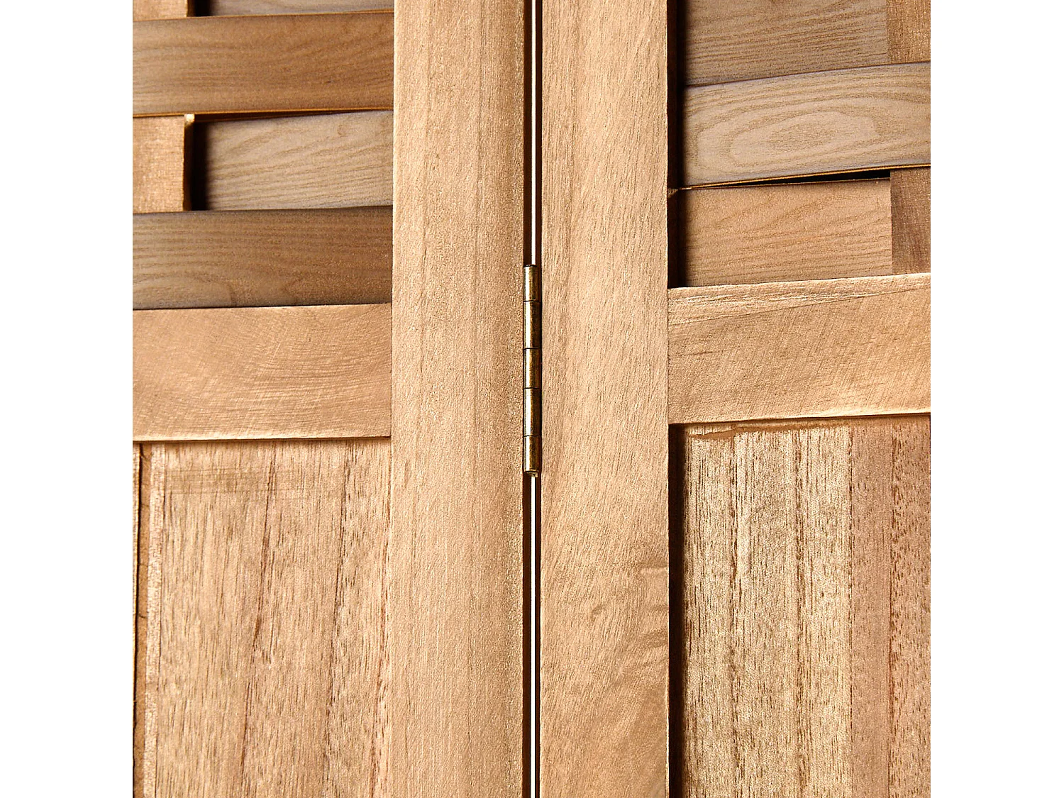 Separador de ambiente 120x170x2.2 cm marrón