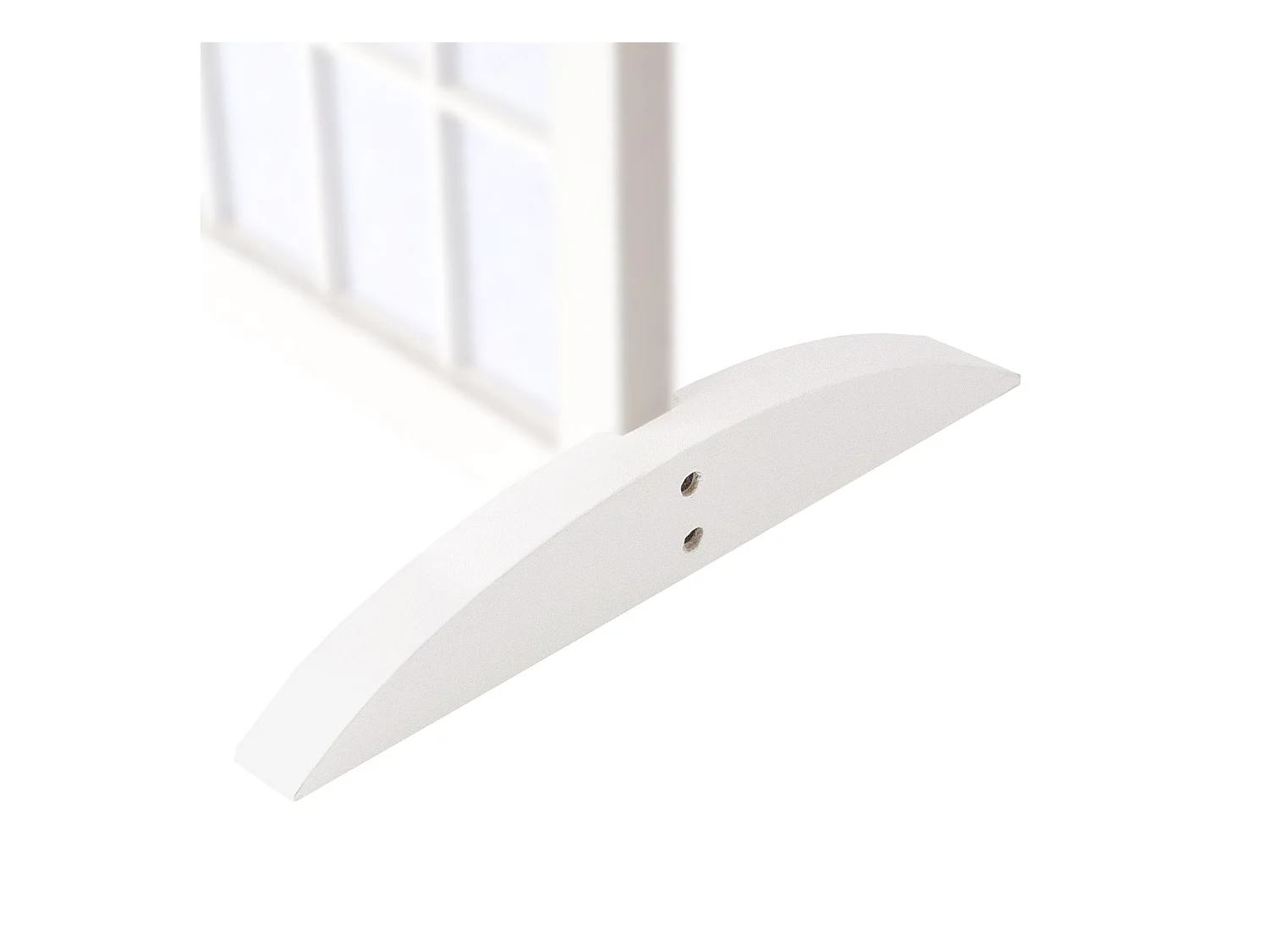 Séparateur de pièce, support, 2,8x33x0,8 cm, blanc