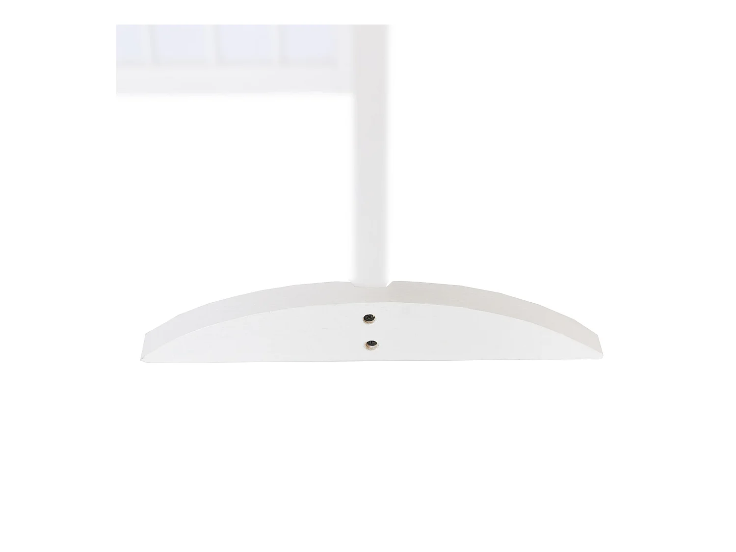 Séparateur de pièce, support, 2,8x33x0,8 cm, blanc