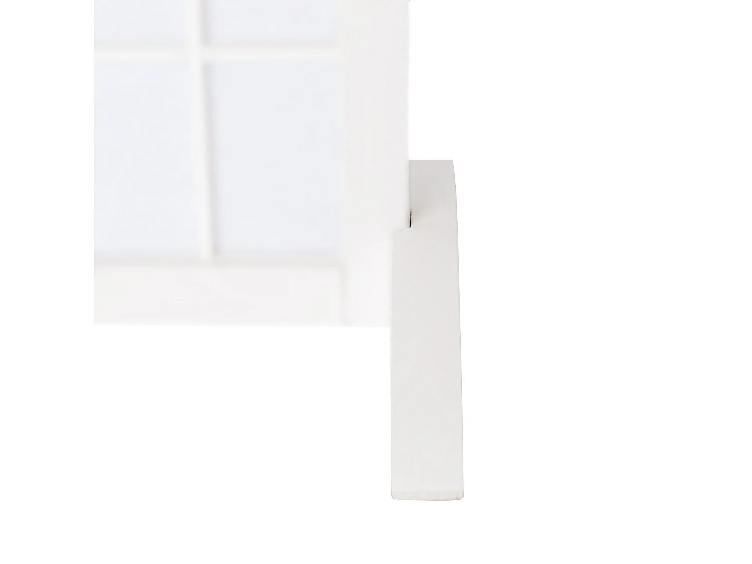 Raumteilerständer 2,8x33x0,8 cm weiß