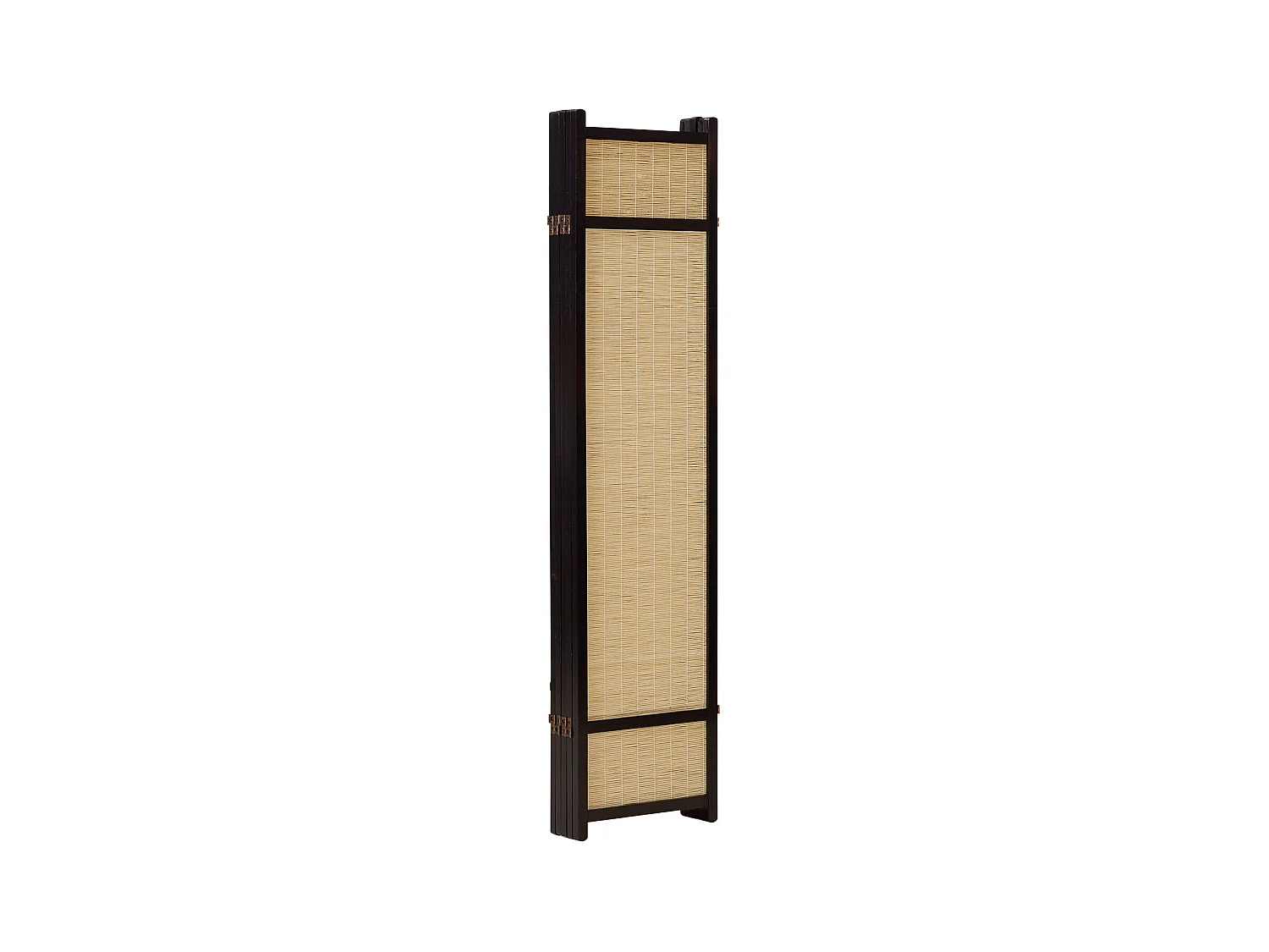 Paravent 220x175x2,2 cm bambou noir