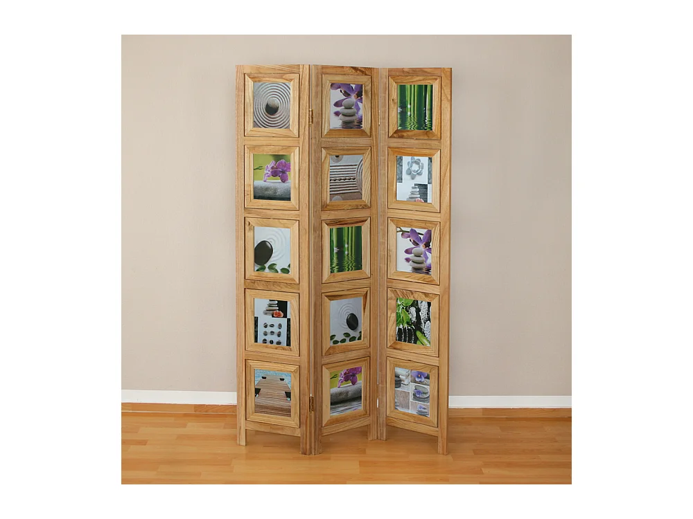 Séparateur de pièce 161x93x2 cm marron