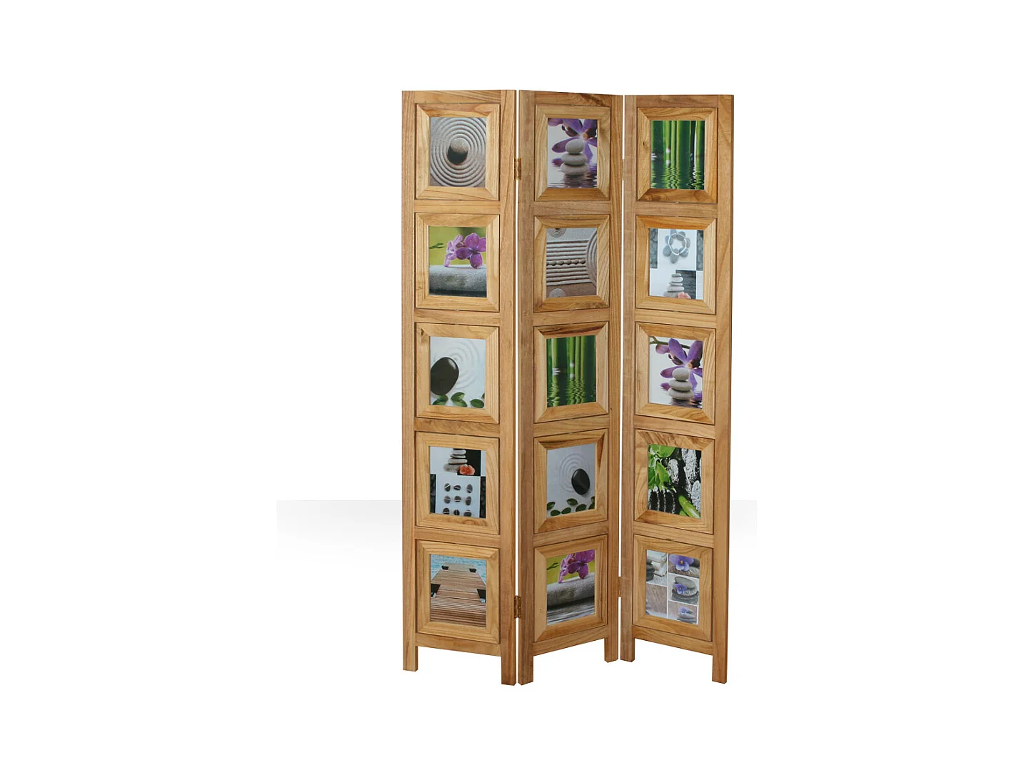 Séparateur de pièce 161x93x2 cm marron