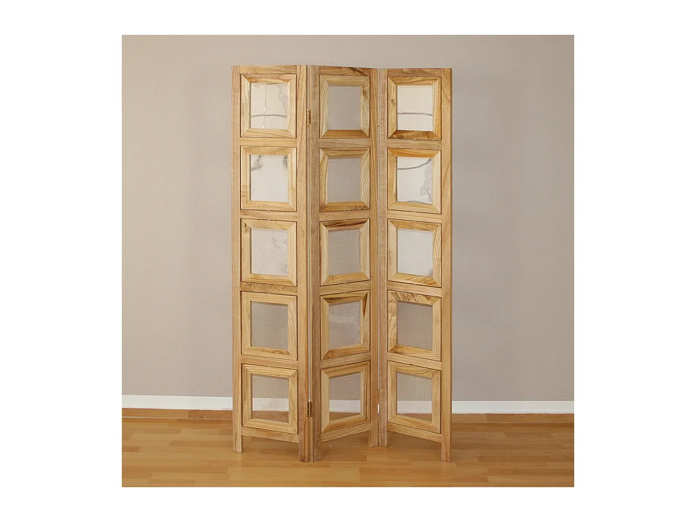 Séparateur de pièce 161x93x2 cm marron