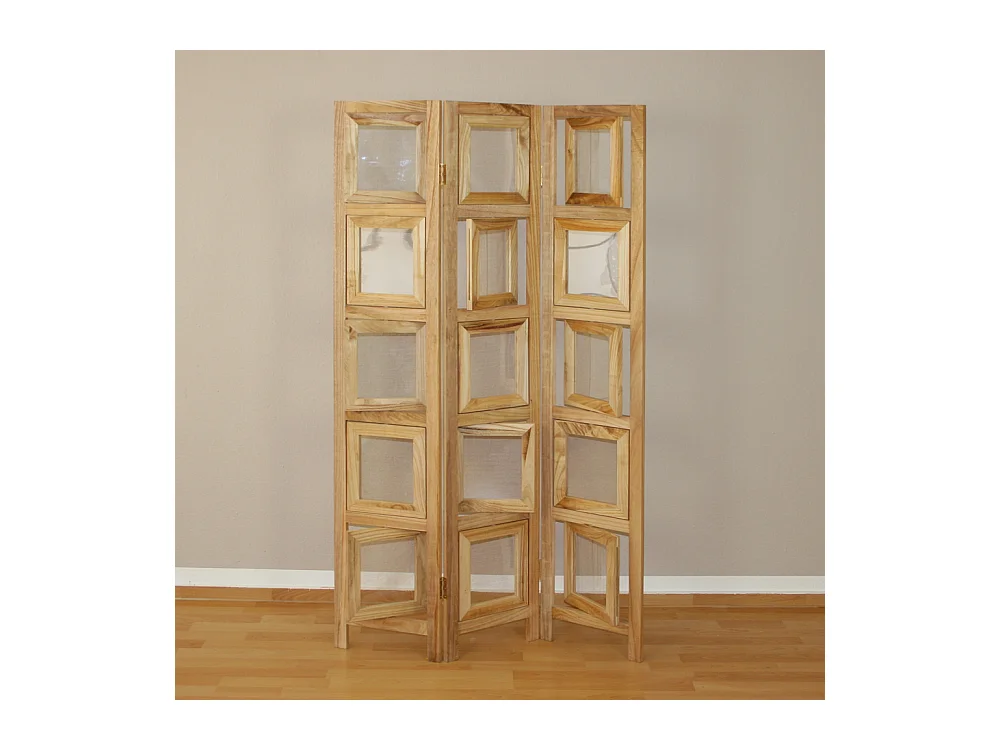 Séparateur de pièce 161x93x2 cm marron