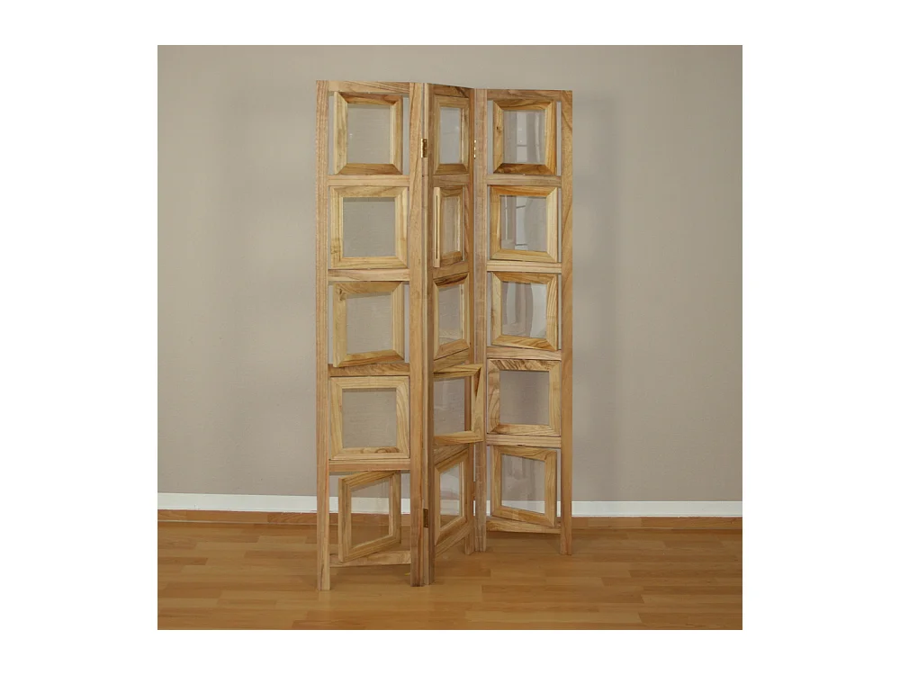 Séparateur de pièce 161x93x2 cm marron