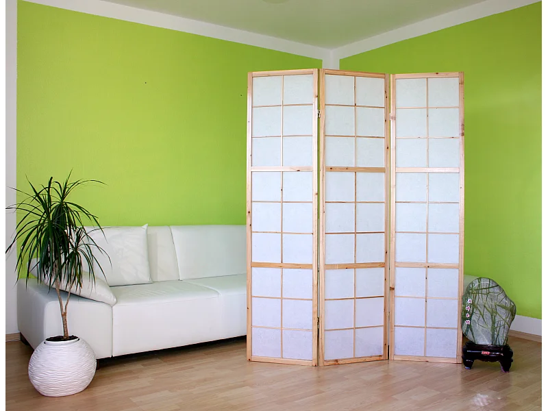 Divisor de ambiente 175x132x2,2 cm Shoji natural