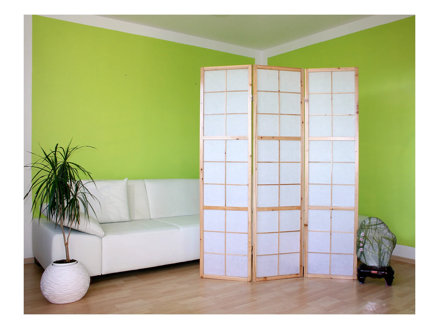 Paravent 175x132x2,2 cm Shoji naturel