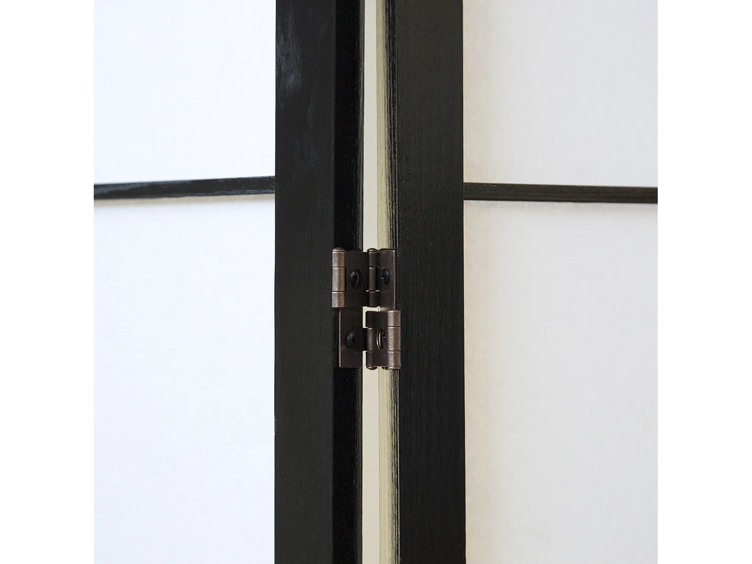 Kamerscherm 179 cm Zwart