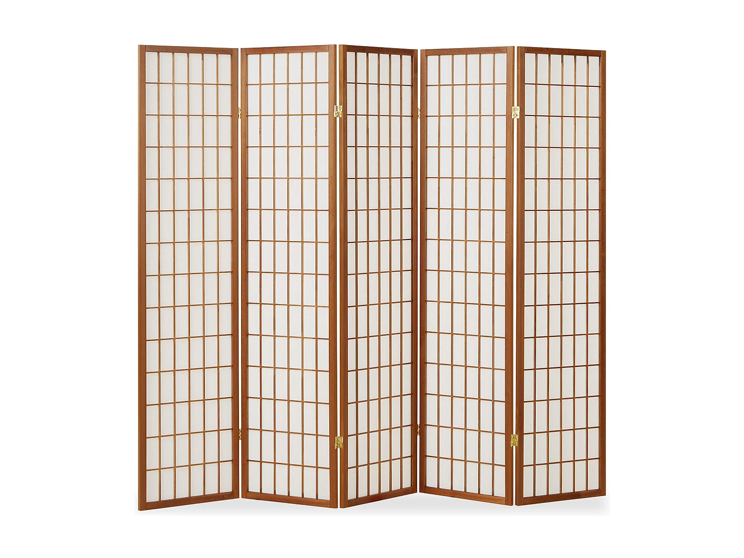 Kamerscherm 220x175x2,2 cm bruin Shoji