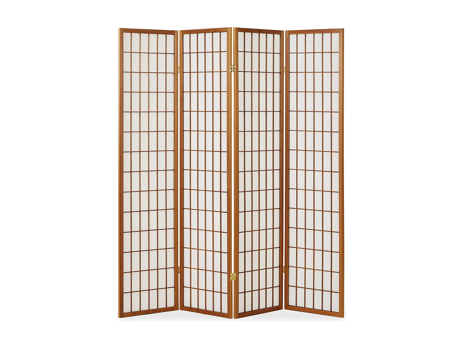 Kamerscherm roomdivider 176x2.2x175 cm Bruin Shoji