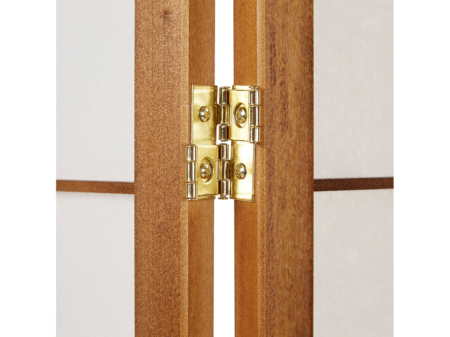 Kamerscherm roomdivider 176x2.2x175 cm Bruin Shoji