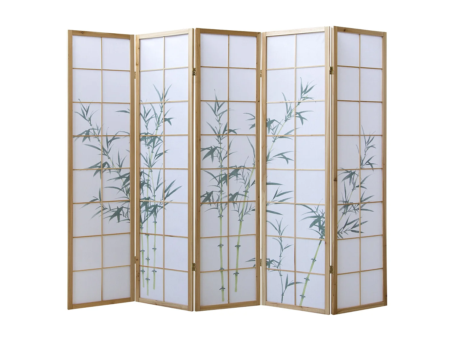 Separador de ambiente 220x2x175 cm blanco natural