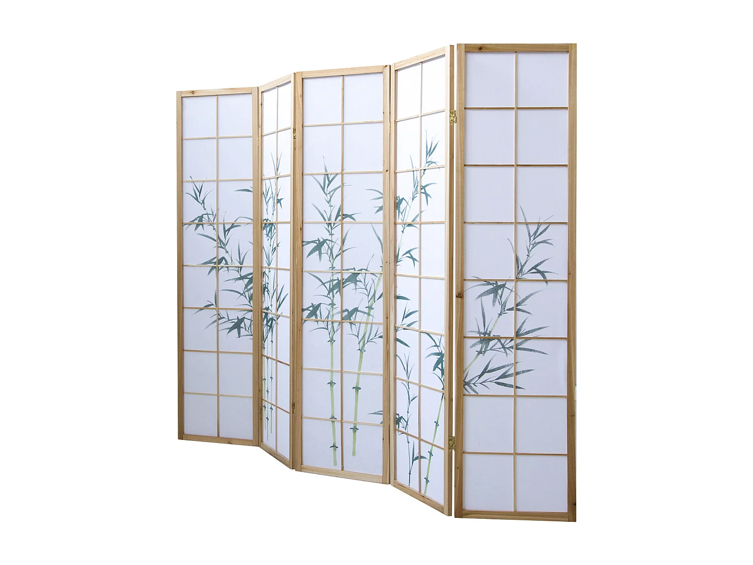 Separador de ambiente 220x2x175 cm blanco natural