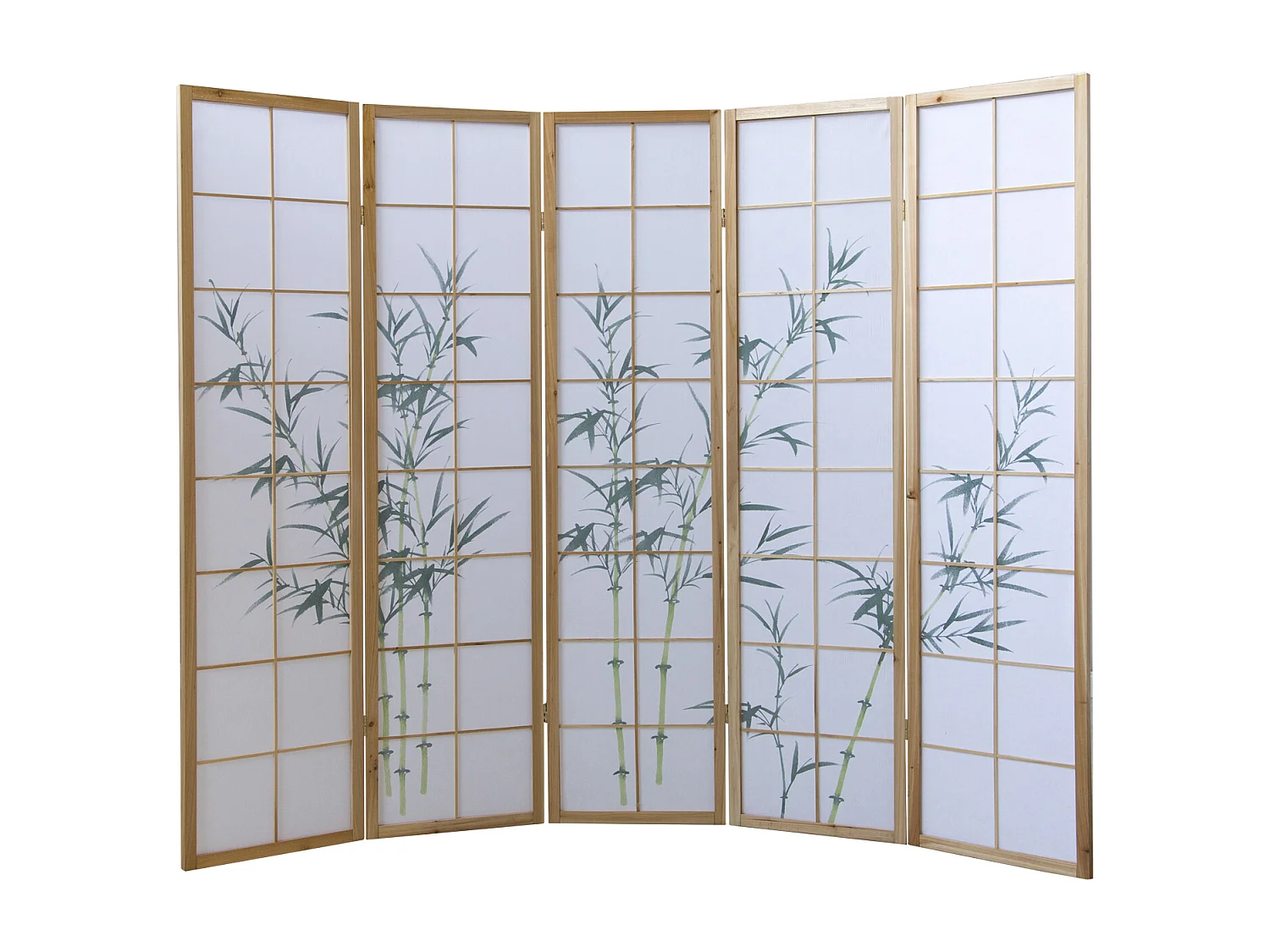 Separador de ambiente 220x2x175 cm blanco natural