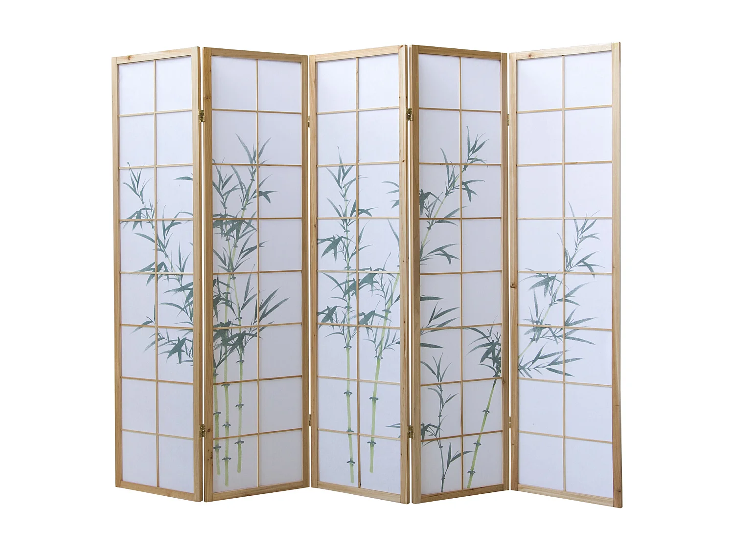 Separador de ambiente 220x2x175 cm blanco natural