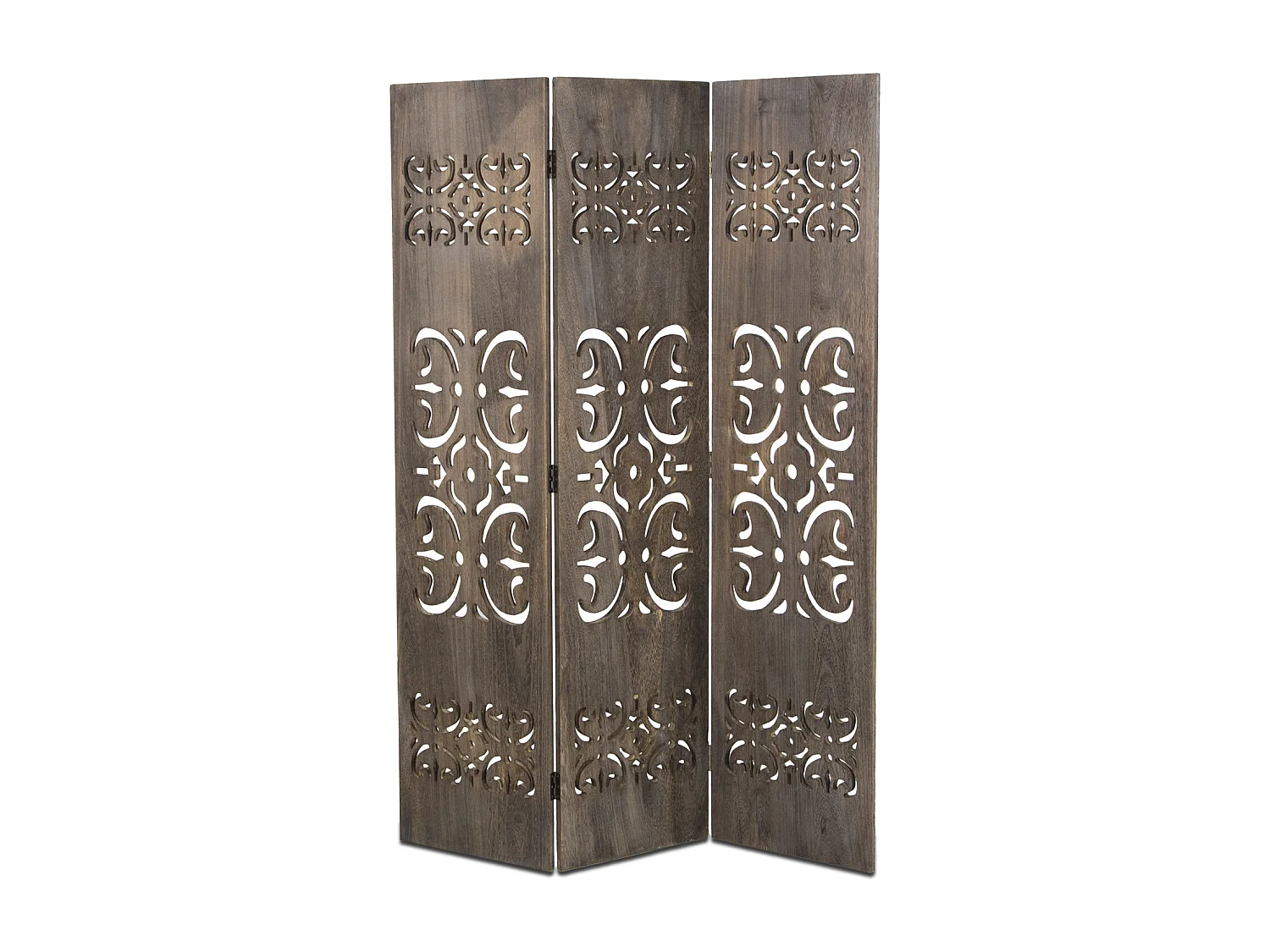 Kamerscheider 170x120x2 cm bruin gewassen houten scheidingswand zichtscherm