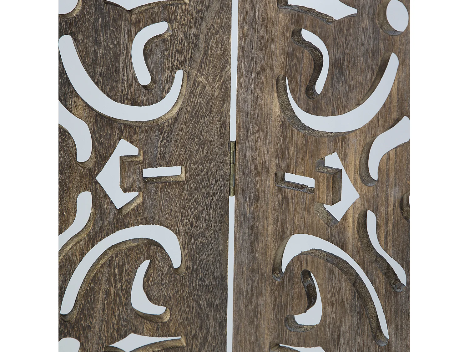 Kamerscheider 170x120x2 cm bruin gewassen houten scheidingswand zichtscherm