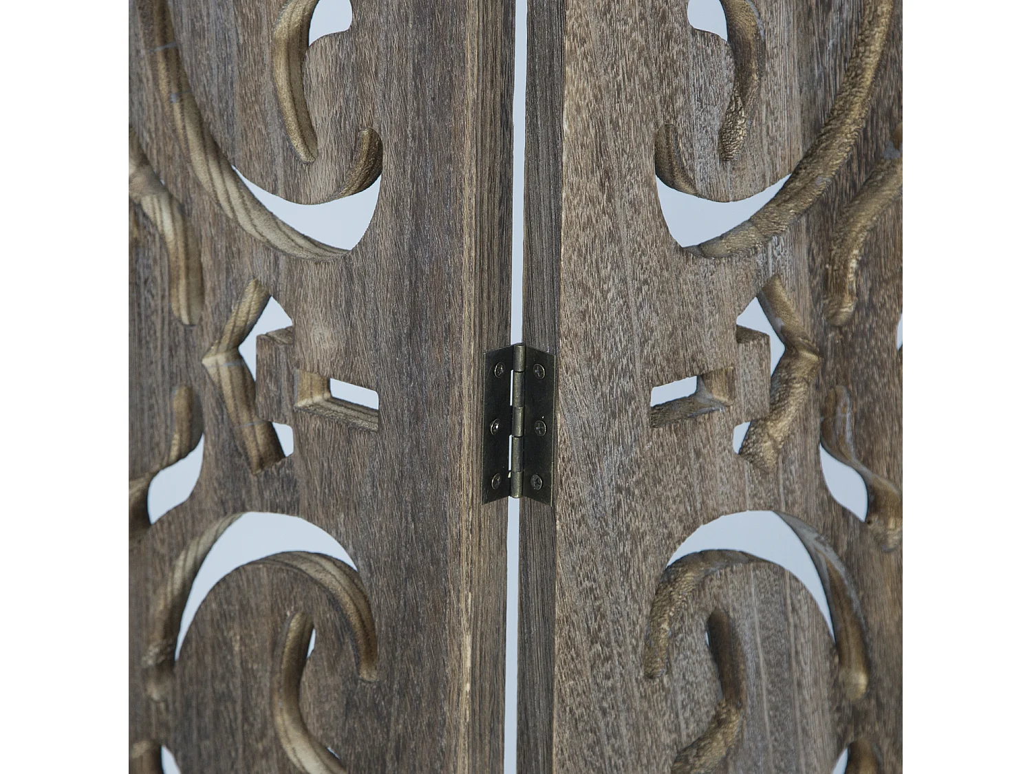 Kamerscheider 170x120x2 cm bruin gewassen houten scheidingswand zichtscherm