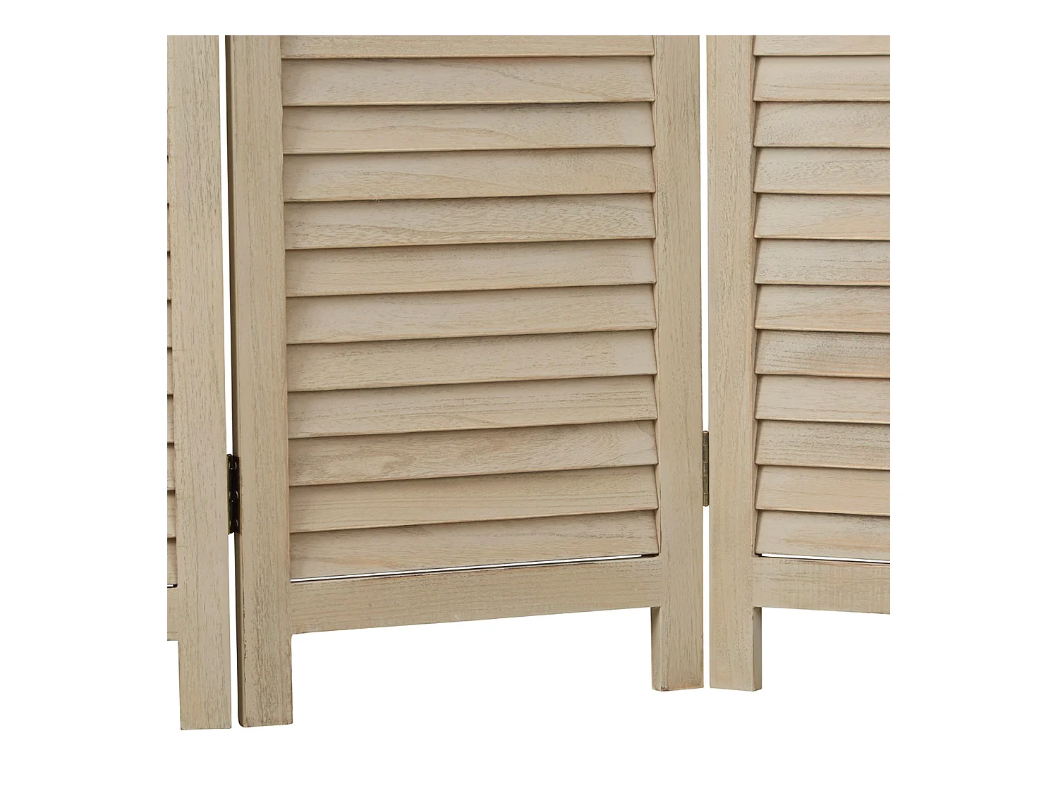 Kamerscheider 120x170x2,2 cm beige Paravent 3-delig opvouwbaar houten scherm