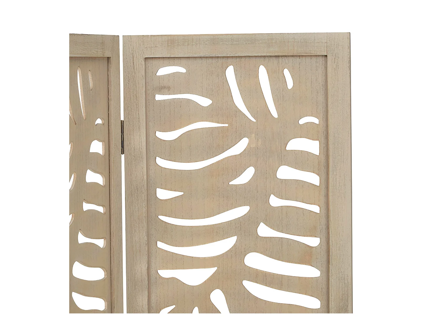 Kamerscheider 120x170x2,2 cm beige Paravent 3-delig opvouwbaar houten scherm