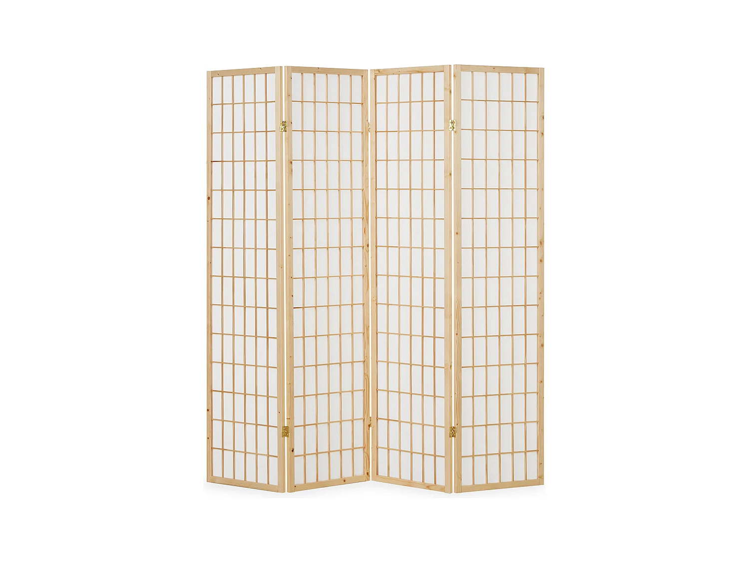 Paravent 175x176x2.2 cm Naturel Shoji