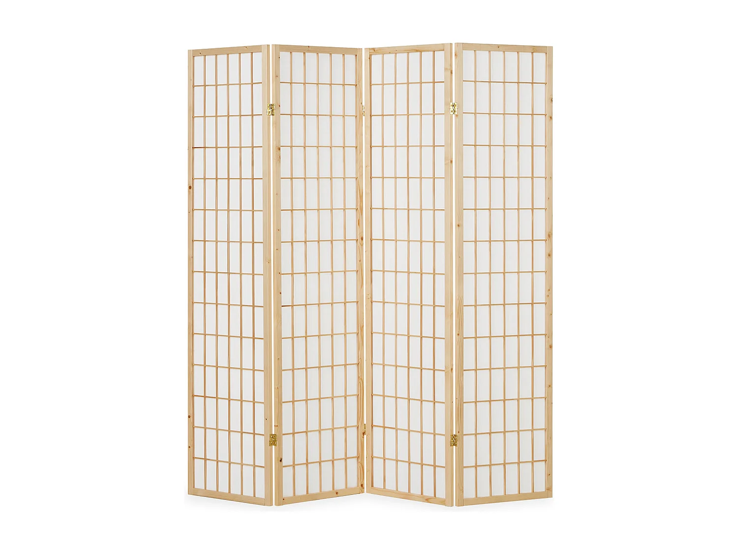 Kamerscheider 175x176x2,2 cm Natuurlijk Shoji