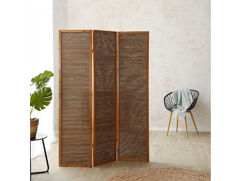 Separador de ambiente 175x132x2.2 cm Marrón