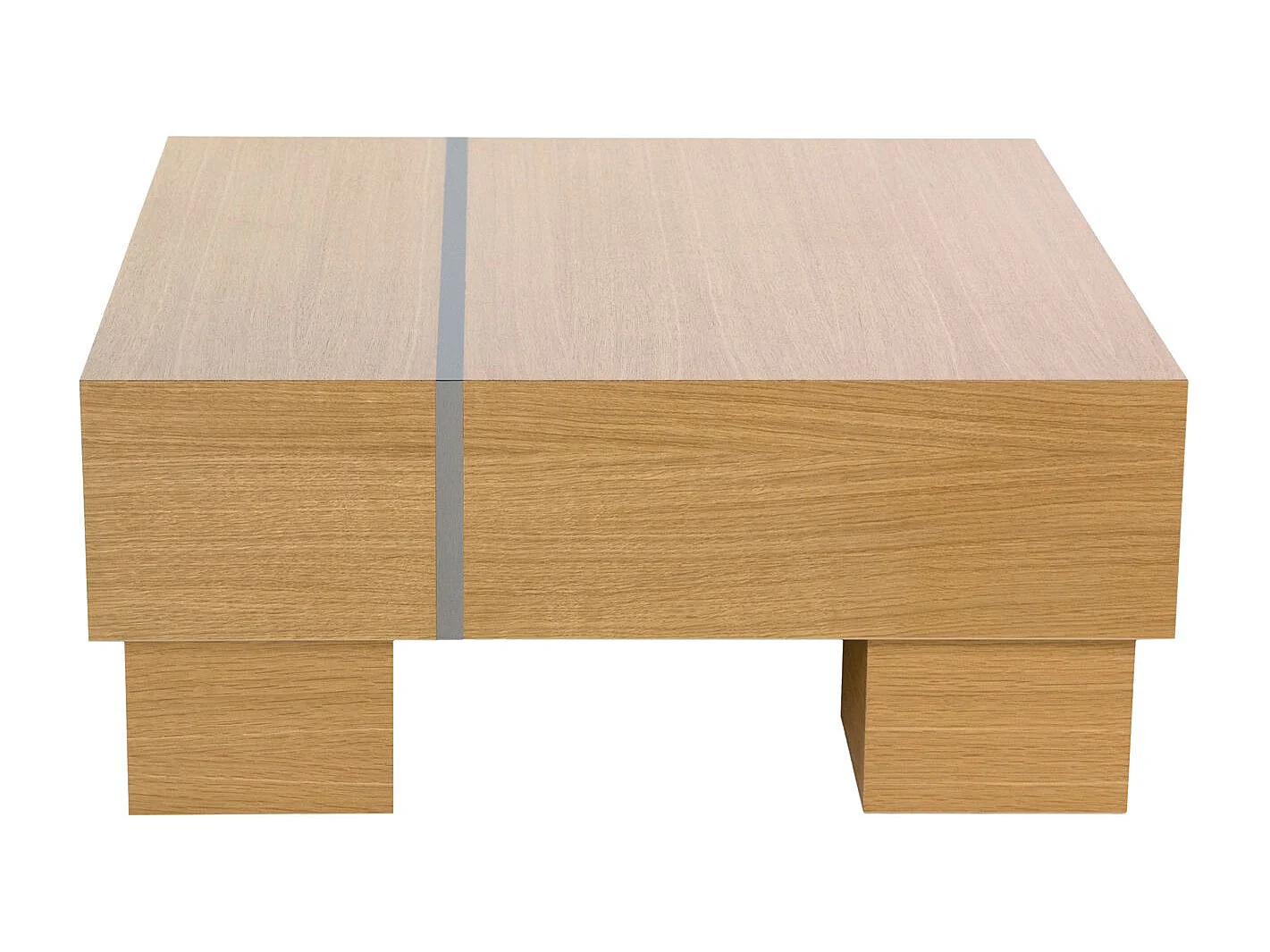 Couchtisch 80x80x35 cm Braun