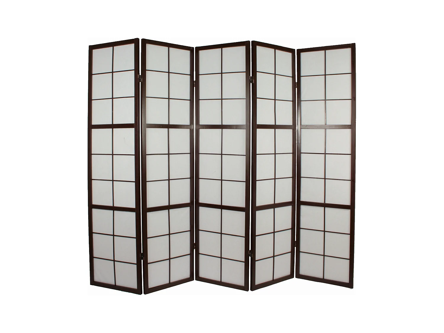 Paravent 175x220x2,2 cm noir Shoji