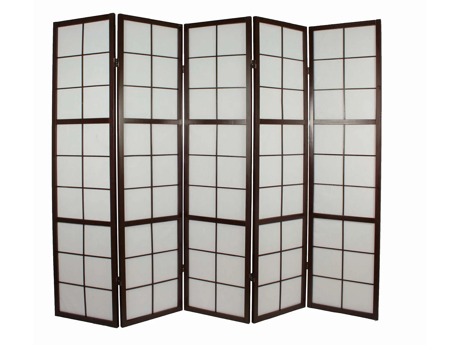 Biombo 175x220x2.2 cm negro Shoji