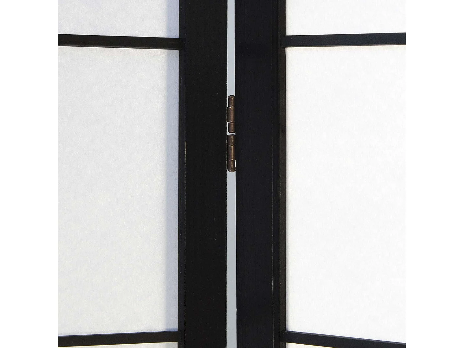 Biombo 175x220x2.2 cm negro Shoji
