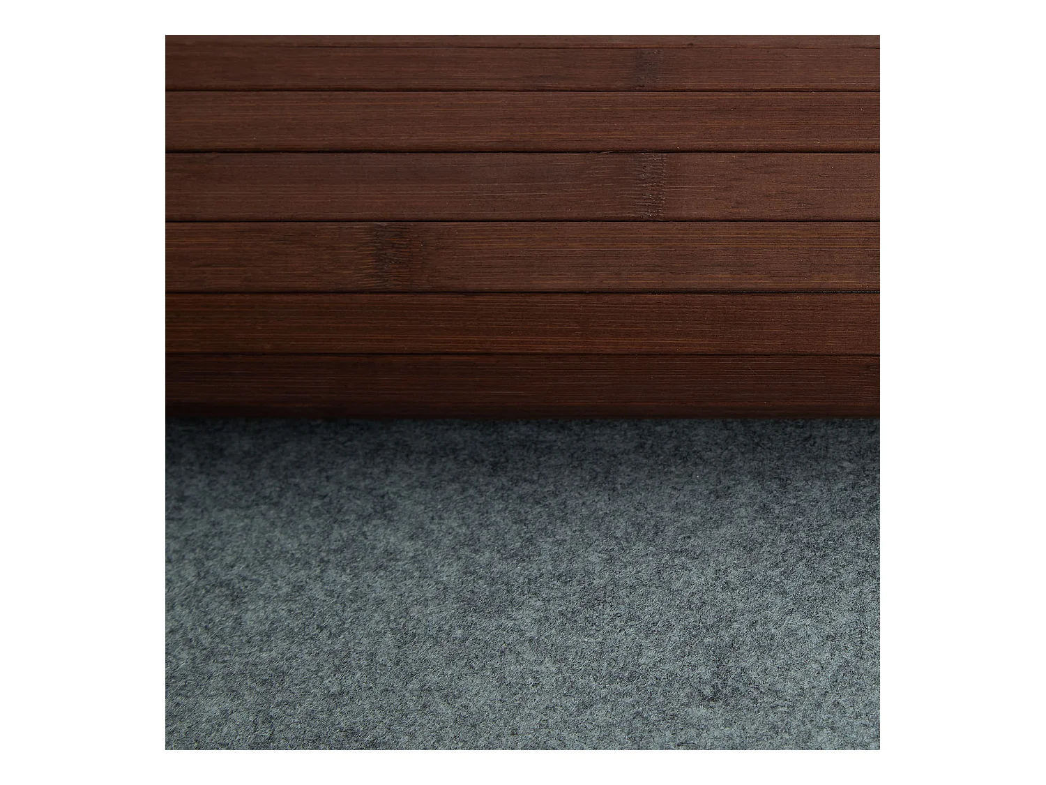 Paravent 200x250 cm Marron Foncé en Bambou