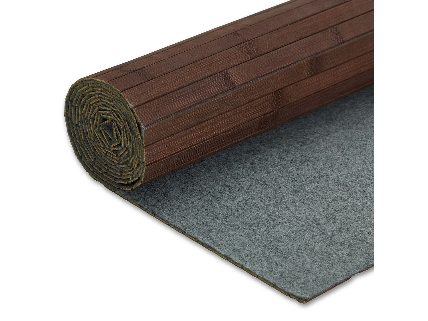 Kamerscheider 200x250 cm Donkerbruin Bamboe