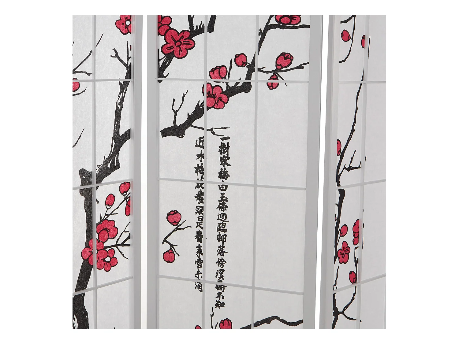 Paravent 179 cm Blanc