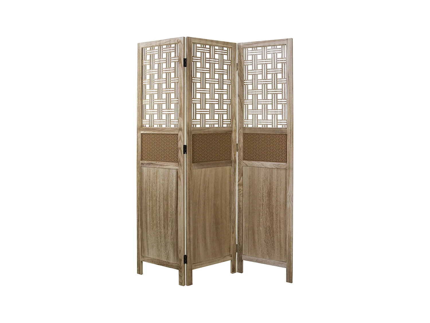 Paravent 170x120x1.7 cm Marron