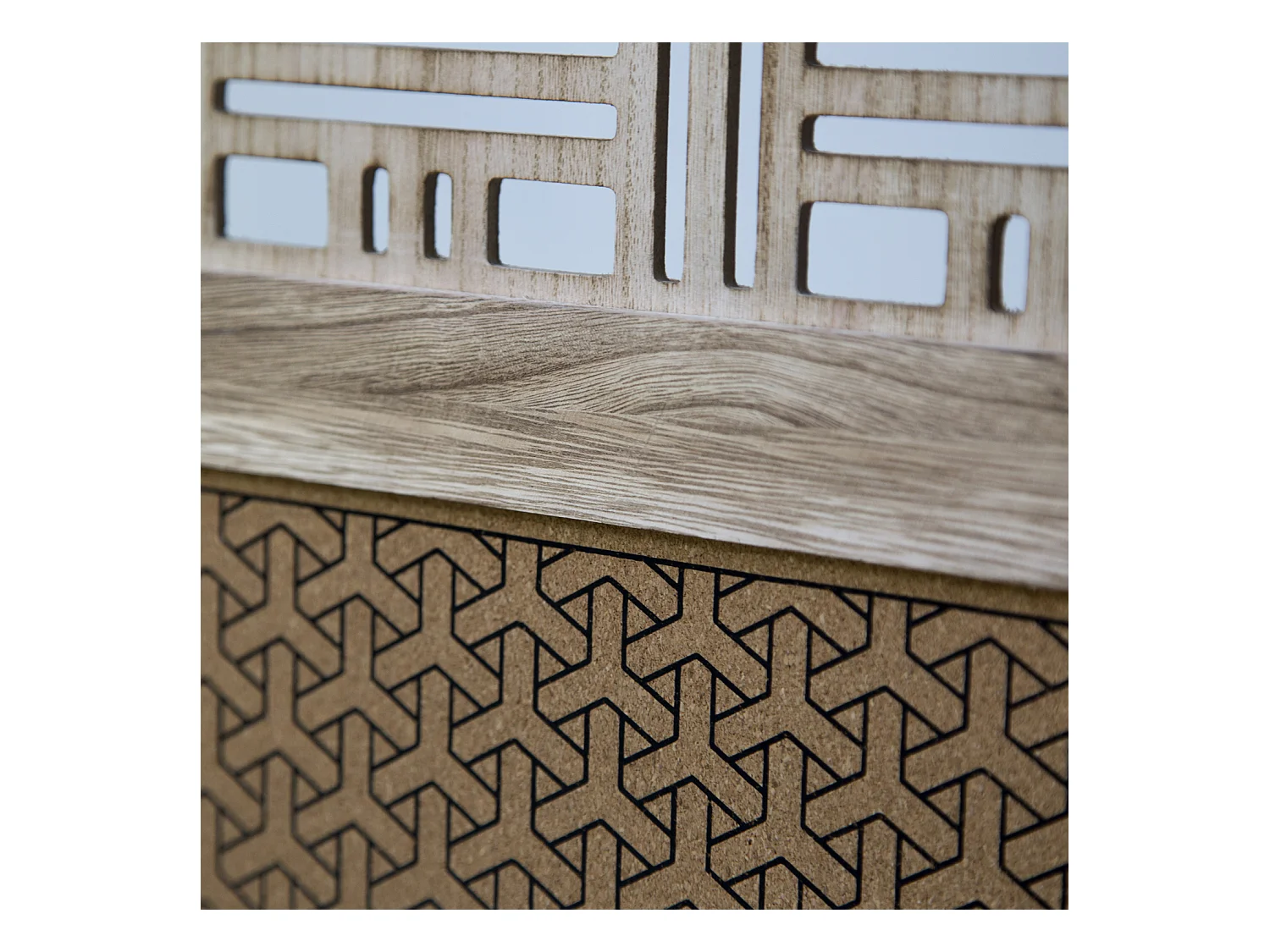 Paravent 170x120x1.7 cm Marron