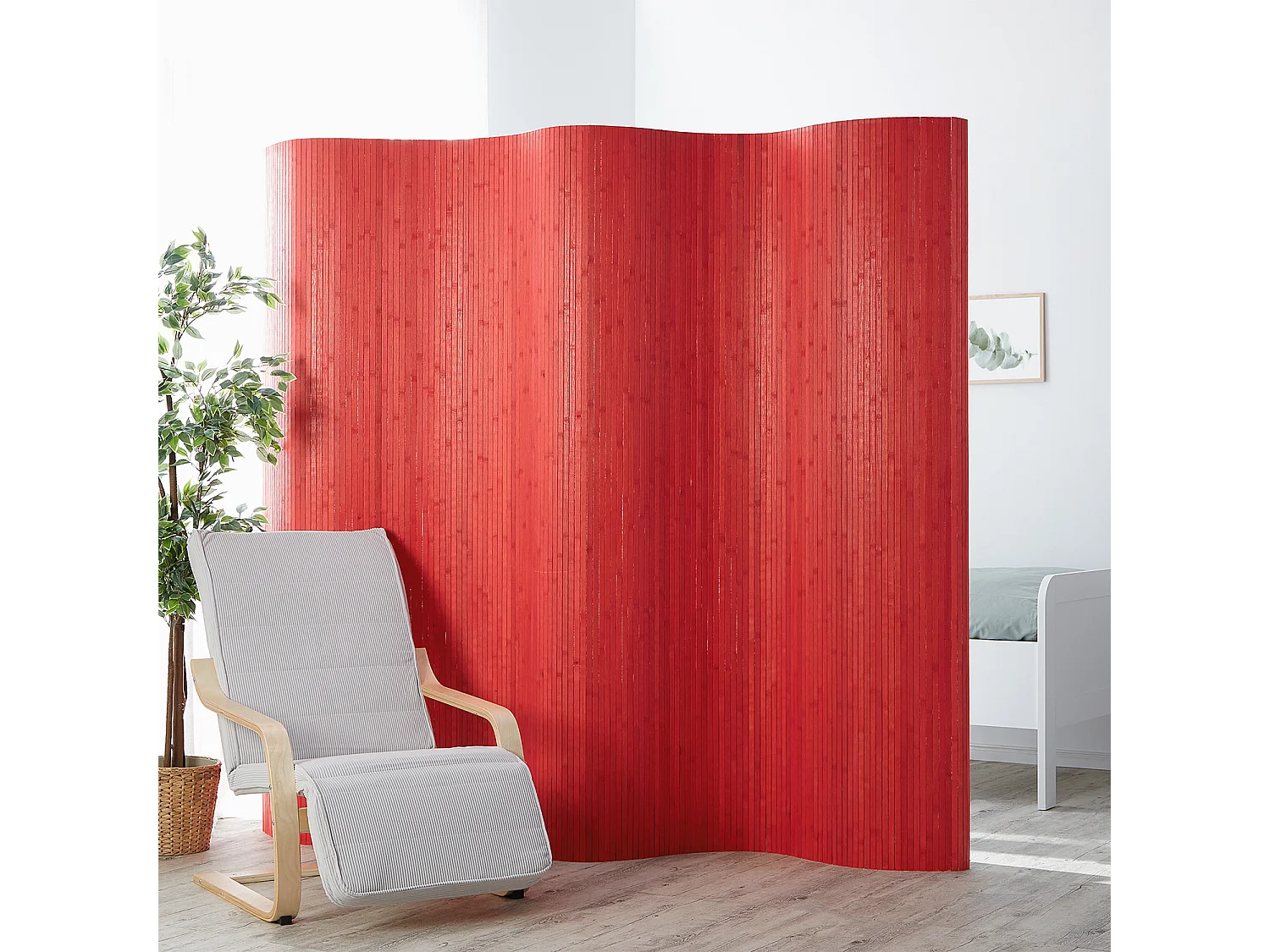 Kamerscheider 200x250x0,3 cm rood