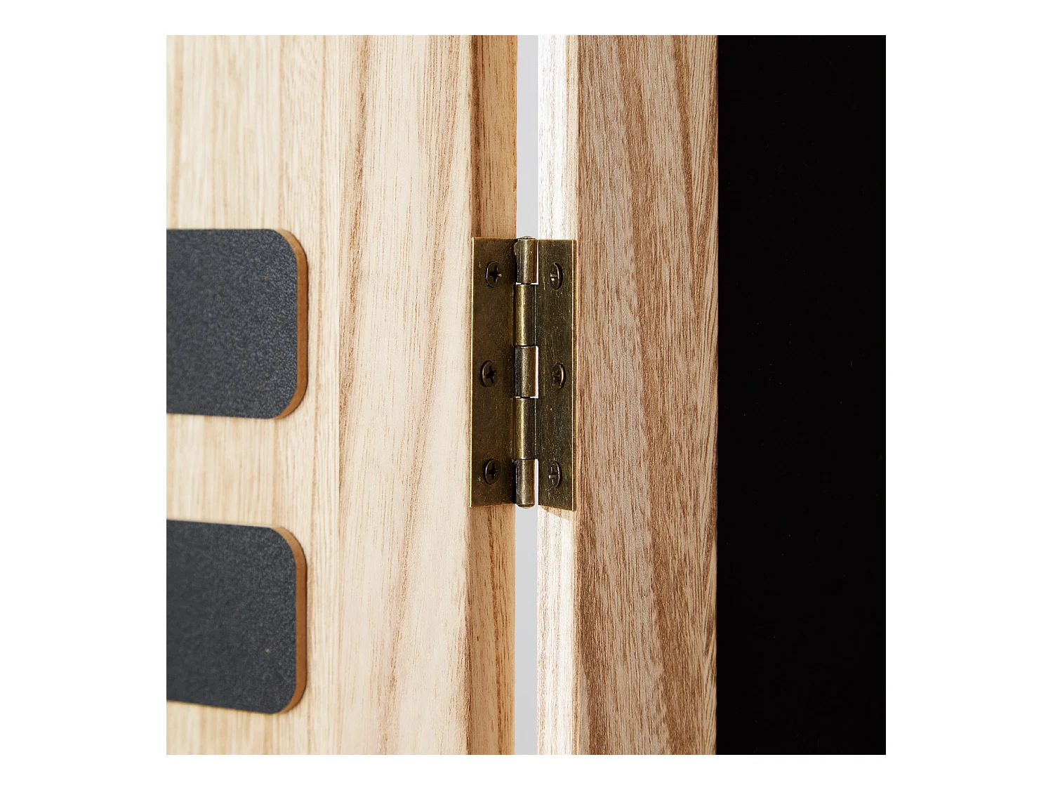 Paravent diviseur de pièce 170x120x2 cm en bois naturel