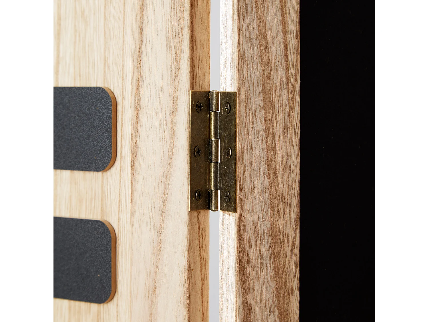 Separador de ambiente 170x120x2 cm biombo de madera natural