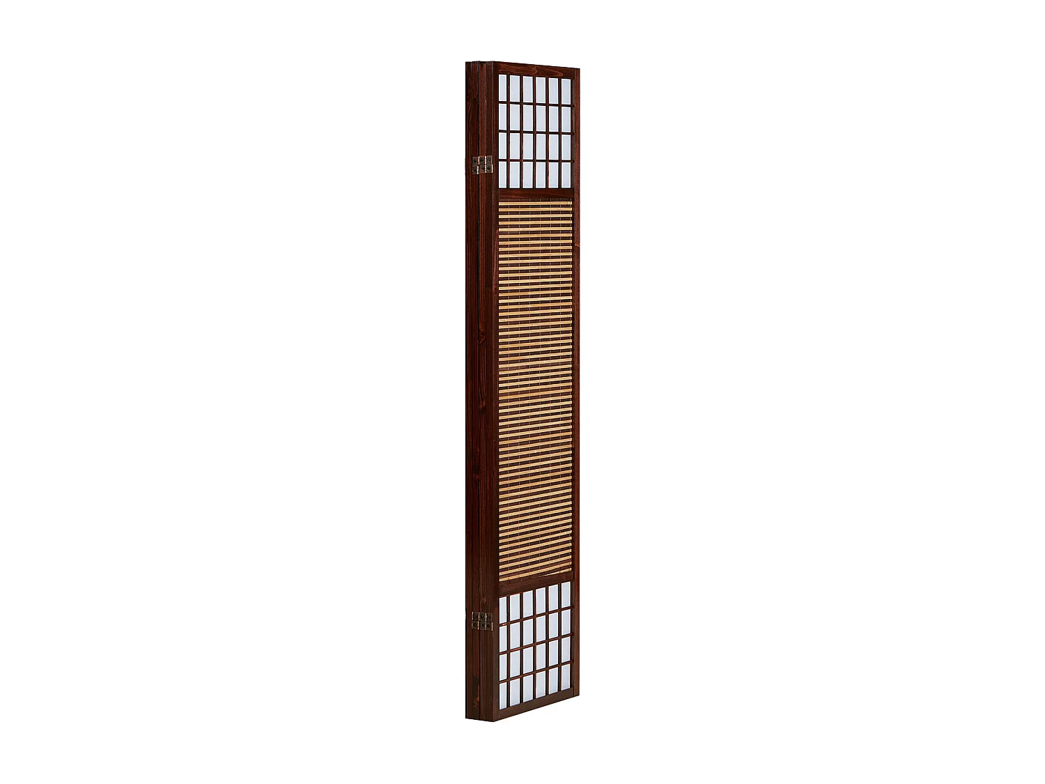 Separador de ambiente 175x176x2.2 cm Marrón Biombo