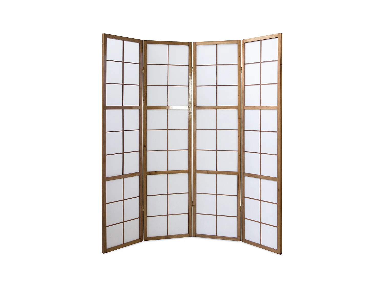 Paravent 176x2,2x175 cm marron Shoji